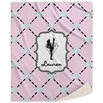 Diamond Dancers Sherpa Throw Blanket (Personalized)