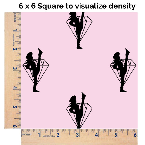 Diamond Dancers 6x6 Swatch of Fabric