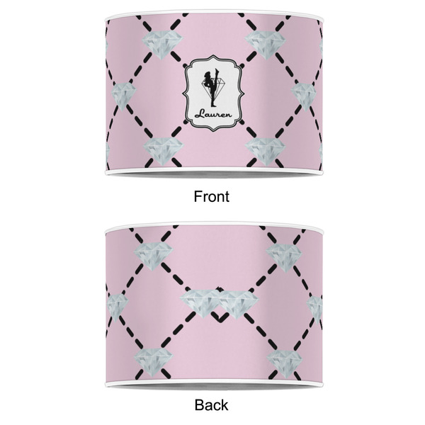 Diamond Dancers 8" Drum Lampshade - APPROVAL (Poly Film)