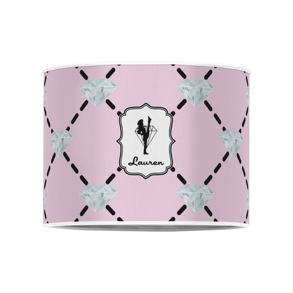 Diamond Dancers 8" Drum Lampshade - FRONT (Poly Film)