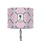 Diamond Dancers 8" Drum Lamp Shade - Fabric (Personalized)