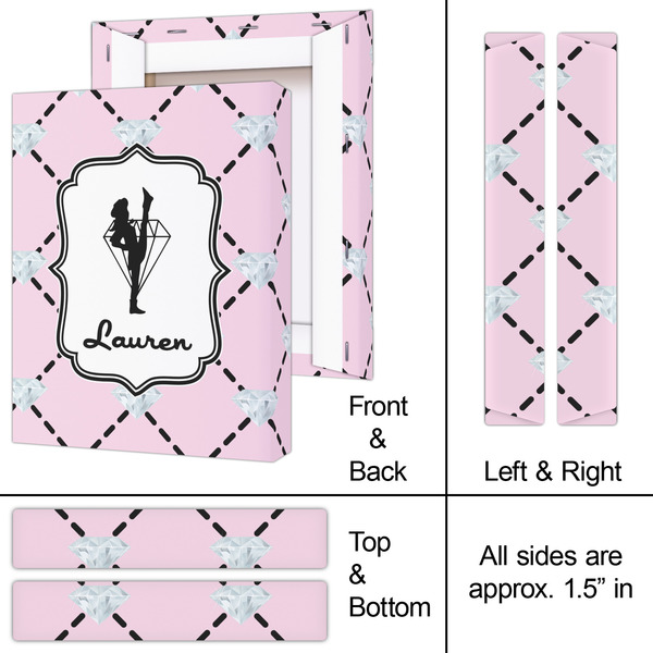 Diamond Dancers 8x10 - Canvas Print - Approval