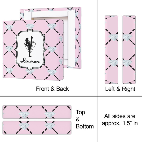 Diamond Dancers 8x8 - Canvas Print - Approval