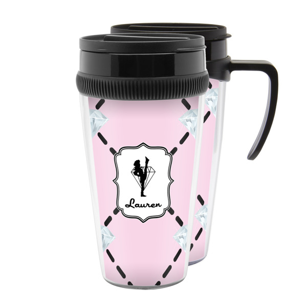 Custom Diamond Dancers Acrylic Travel Mug (Personalized)