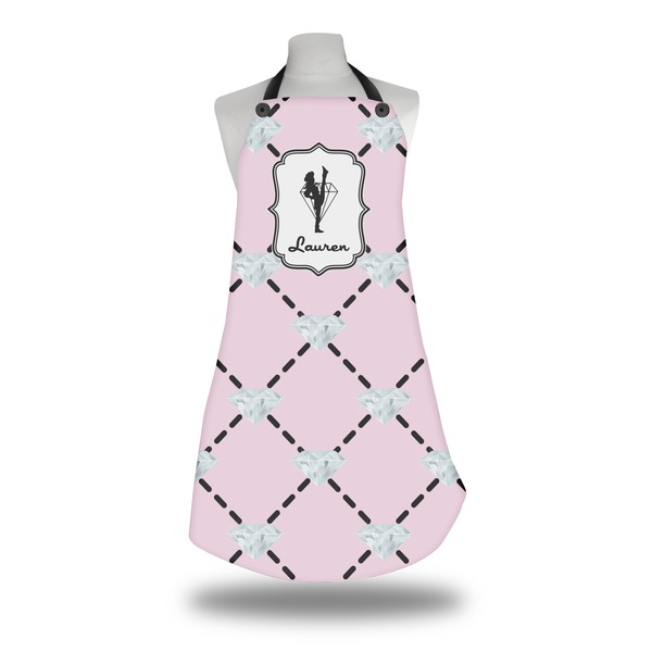 Custom Diamond Dancers Apron w/ Name or Text