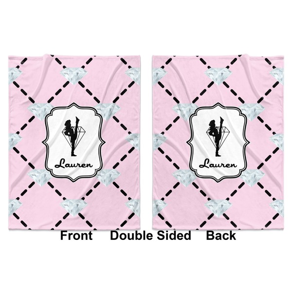 Diamond Dancers Baby Blanket (Double Sided - Printed Front and Back)