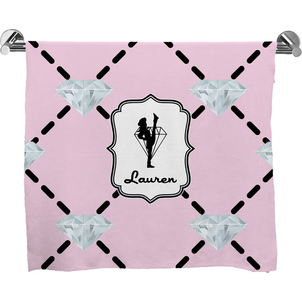 Custom Diamond Dancers Bath Towel (Personalized)