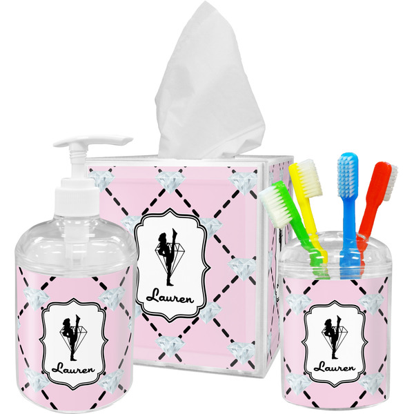 Diamond Dancers Bathroom Accessories Set (Personalized)