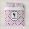 Diamond Dancers Duvet Cover Set - Full / Queen (Personalized)