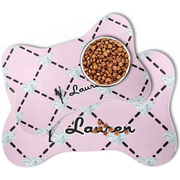 Diamond Dancers Bone Shaped Dog Mats - MAIN