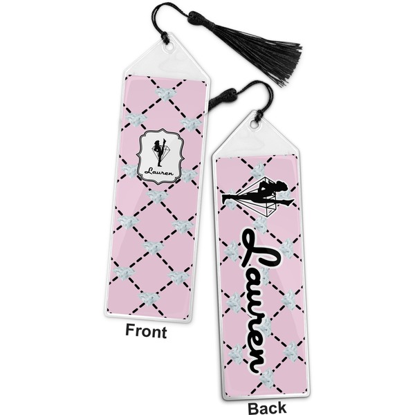 Diamond Dancers Bookmark with tassel - Front and Back