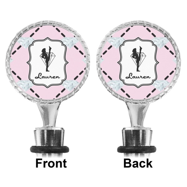 Diamond Dancers Bottle Stopper - Front and Back