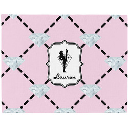 Diamond Dancers Woven Fabric Placemat - Twill w/ Name or Text