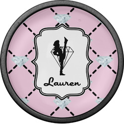 Diamond Dancers Cabinet Knob (Black) (Personalized)