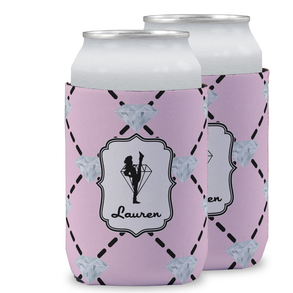 Custom Diamond Dancers Can Cooler (12 oz) w/ Name or Text