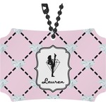 Diamond Dancers Rear View Mirror Ornament (Personalized)