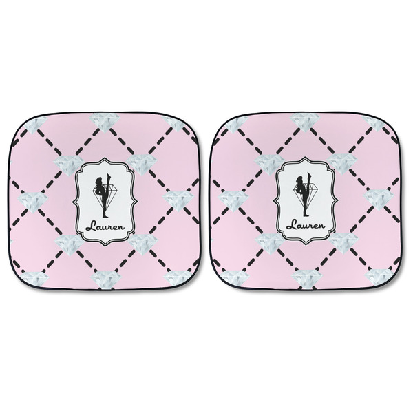 Diamond Dancers Car Sun Shades - FRONT