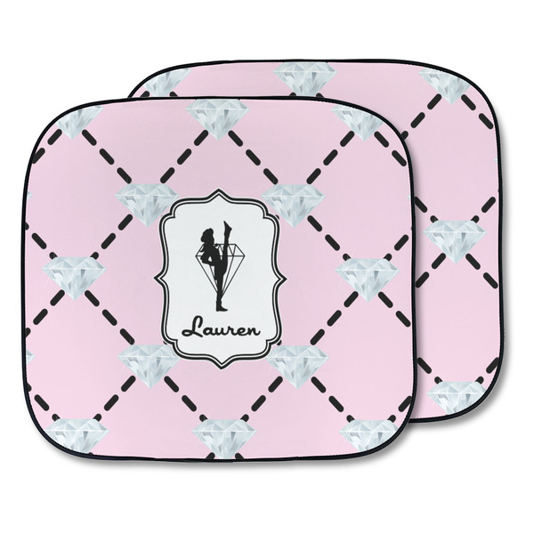 Custom Diamond Dancers Car Sun Shade - Two Piece (Personalized)