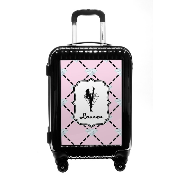 Custom Diamond Dancers Carry On Hard Shell Suitcase (Personalized)