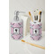 Diamond Dancers Ceramic Bathroom Accessories - LIFESTYLE (toothbrush holder & soap dispenser)