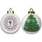 Diamond Dancers Ceramic Christmas Ornament - X-Mas Tree (APPROVAL)
