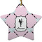 Diamond Dancers Ceramic Flat Ornament - Star (Front)