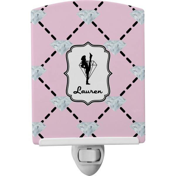 Custom Diamond Dancers Ceramic Night Light (Personalized)