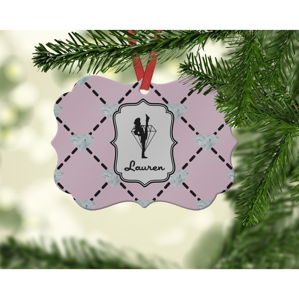 Diamond Dancers Christmas Ornament (On Tree)
