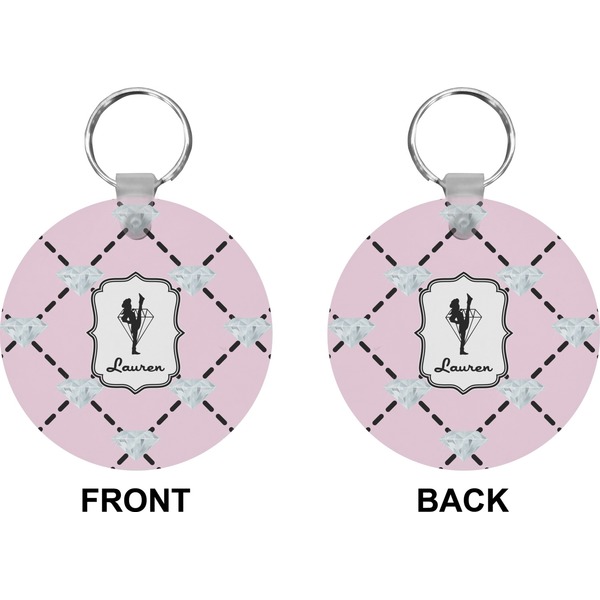 Diamond Dancers Circle Keychain (Front + Back)