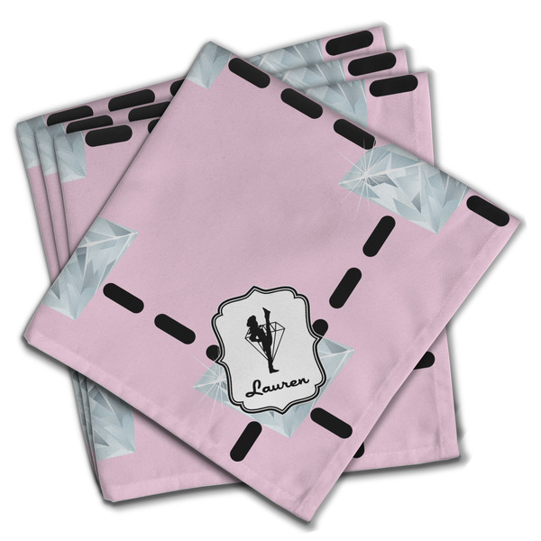 Diamond Dancers Cloth Napkins - Personalized Dinner (PARENT MAIN Set of 4)