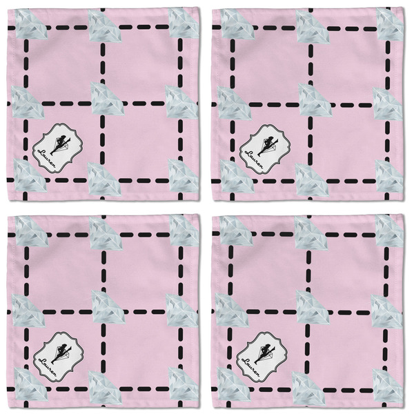 Diamond Dancers Cloth Napkins - Personalized Lunch (APPROVAL) Set of 4