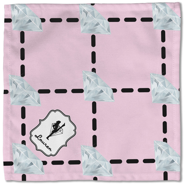 Diamond Dancers Cloth Napkins - Personalized Lunch (Single Full Open)