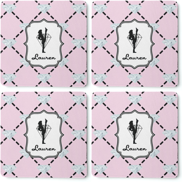 Diamond Dancers Coaster Rubber Back - Apvl