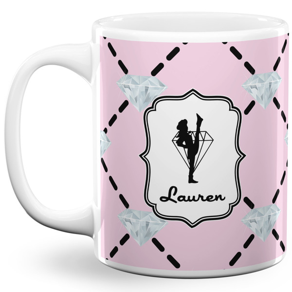 Custom Diamond Dancers 11 Oz Coffee Mug - White (Personalized)