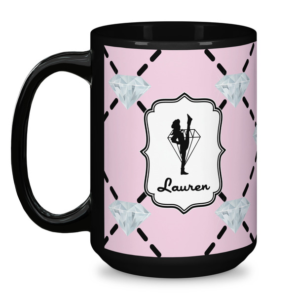 Diamond Dancers Coffee Mug - 15 oz - Black