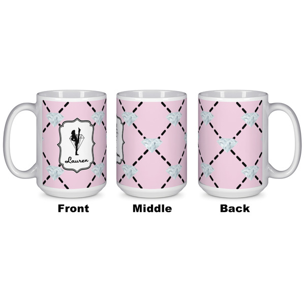 Diamond Dancers Coffee Mug - 15 oz - White APPROVAL
