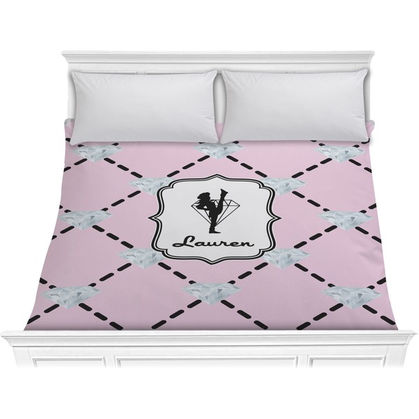 Custom Diamond Dancers Comforter - King (Personalized)