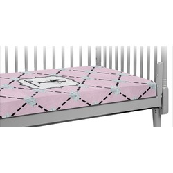 Diamond Dancers Crib Fitted Sheet (Personalized)