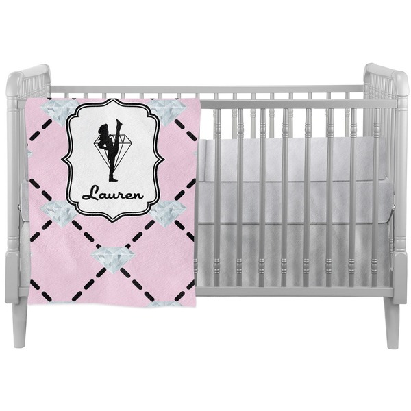 Custom Diamond Dancers Crib Comforter / Quilt (Personalized)