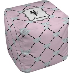 Diamond Dancers Cube Pouf Ottoman - 13" (Personalized)