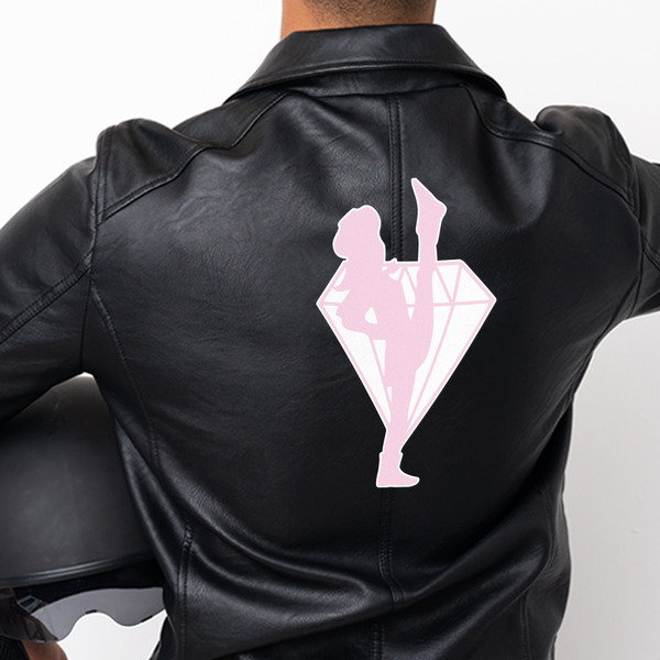 Diamond Dancers Custom Shape Iron On Patches - XXXL - APPROVAL