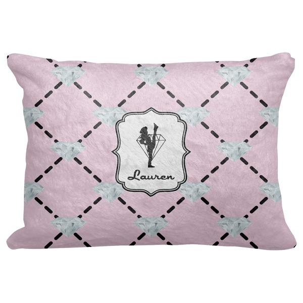 Custom Diamond Dancers Decorative Baby Pillowcase - 16"x12" (Personalized)