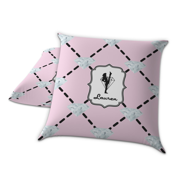 Diamond Dancers Decorative Pillow Case - TWO