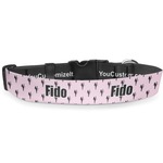 Diamond Dancers Deluxe Dog Collar - Large (13" to 21") (Personalized)