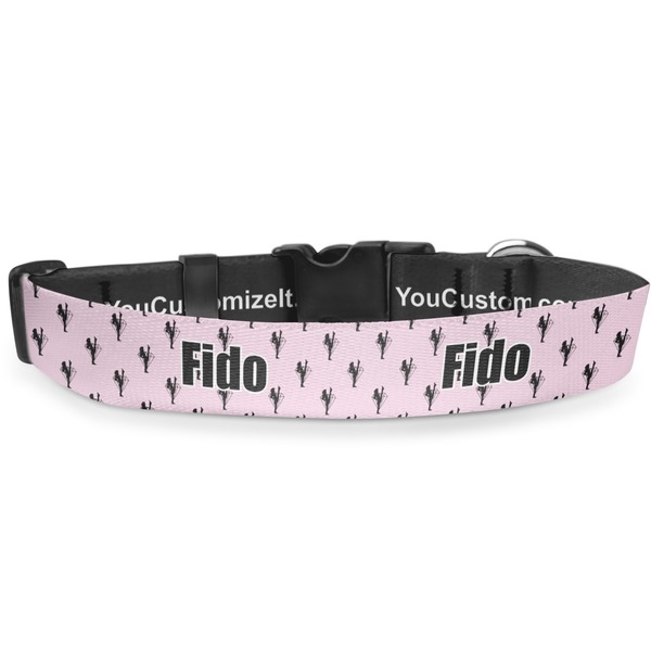Custom Diamond Dancers Deluxe Dog Collar - Double Extra Large (20.5" to 35") (Personalized)