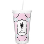 Diamond Dancers Double Wall Tumbler with Straw (Personalized)