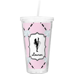 Diamond Dancers Double Wall Tumbler with Straw (Personalized)