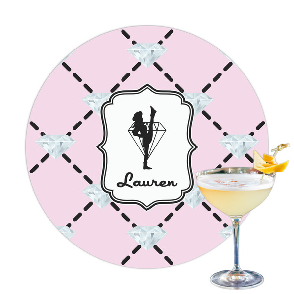 Custom Diamond Dancers Printed Drink Topper (Personalized)