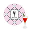 Diamond Dancers Printed Drink Topper -  2.5" (Personalized)