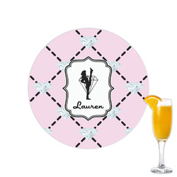 Diamond Dancers Printed Drink Topper - 2.15" (Personalized)